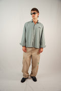 Green Check Shirt — Long Sleeve