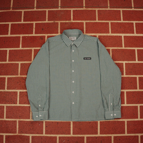 Green Check Shirt — Long Sleeve
